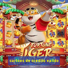 cartoes de credito valido